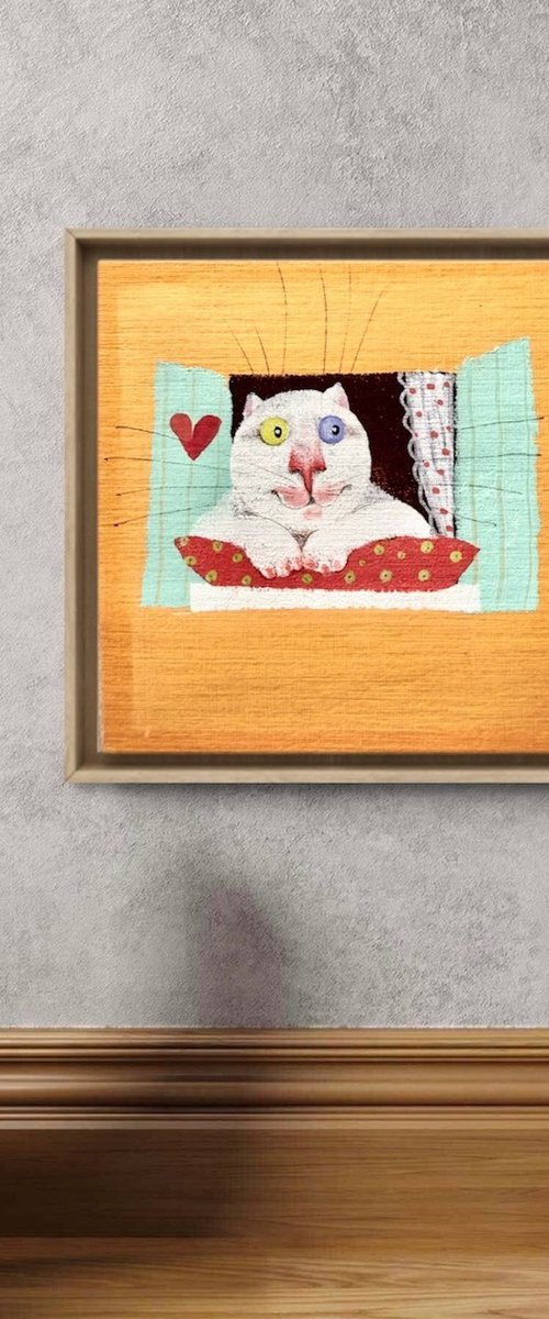 Sweet Dreams, series of “Three Cat Stories” by Arinika Stratievsky