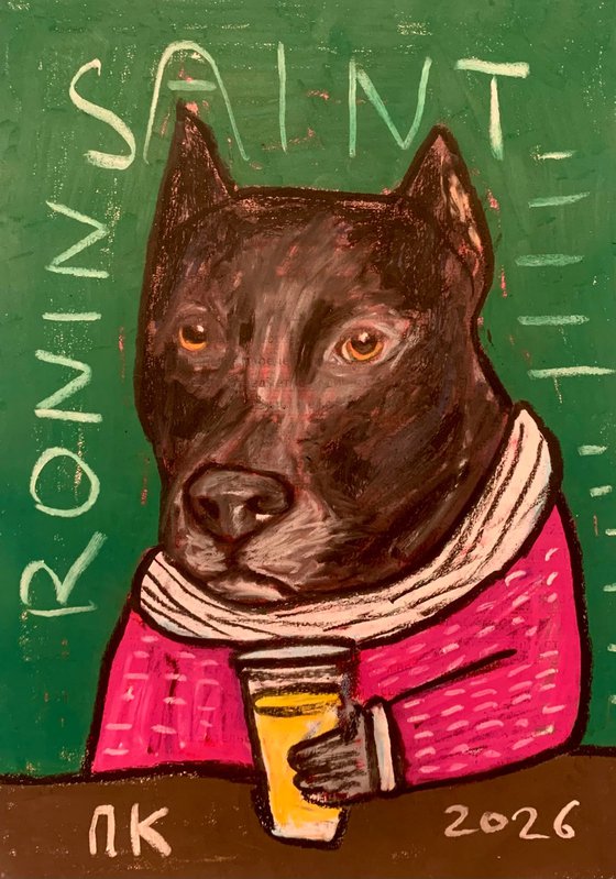 Drinking dog #167