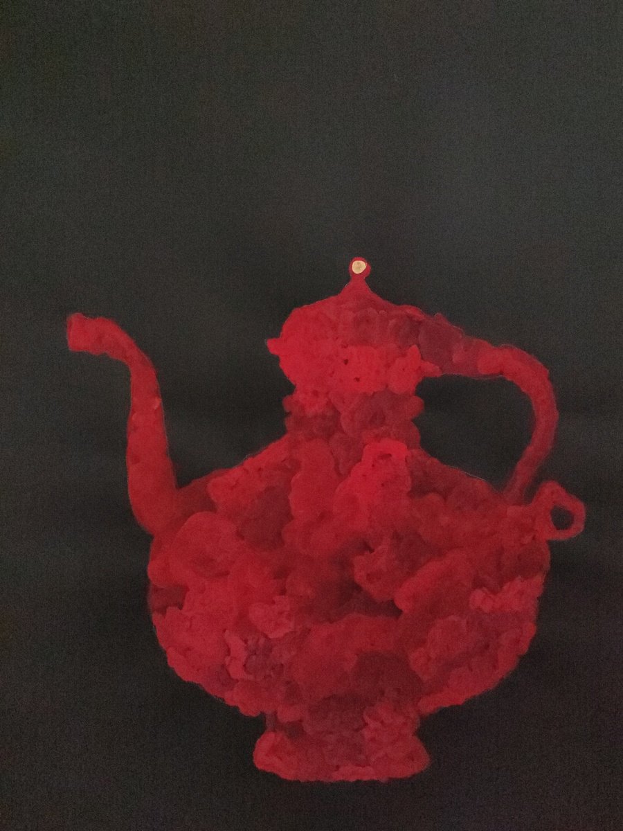 Red Teapot by Kira S