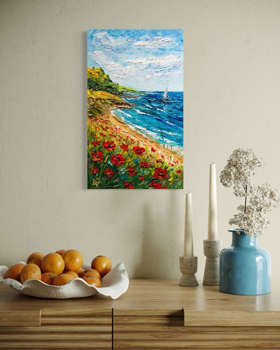 Where Poppies Meet the Waves