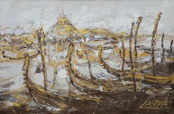 Golden Gondolas of Venice