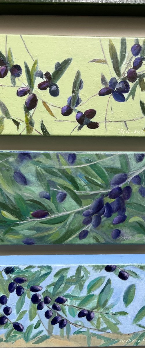 Olive Trio by MaryAnne McKernie