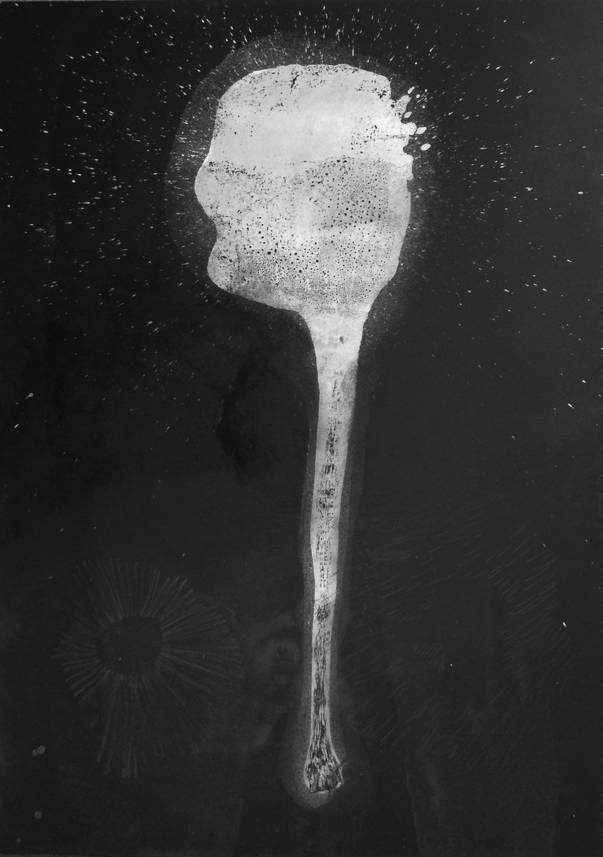 Expressive Abstract Painting By Elizabeth Anne Fox, 20 X 28, Accidental Degeneracies 1, Original Artwork