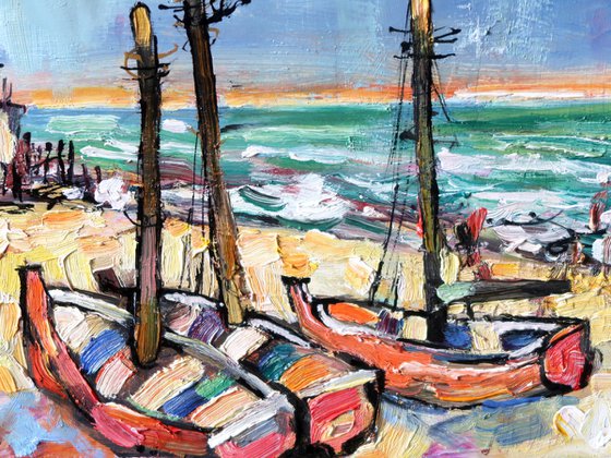 Boats. Sea. Spain.