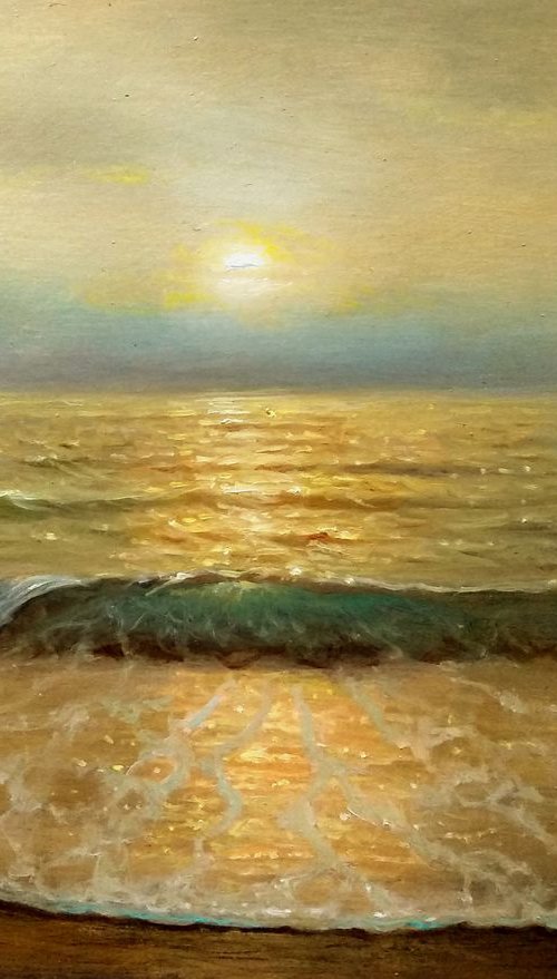 Golden Waves by Vishalandra Dakur