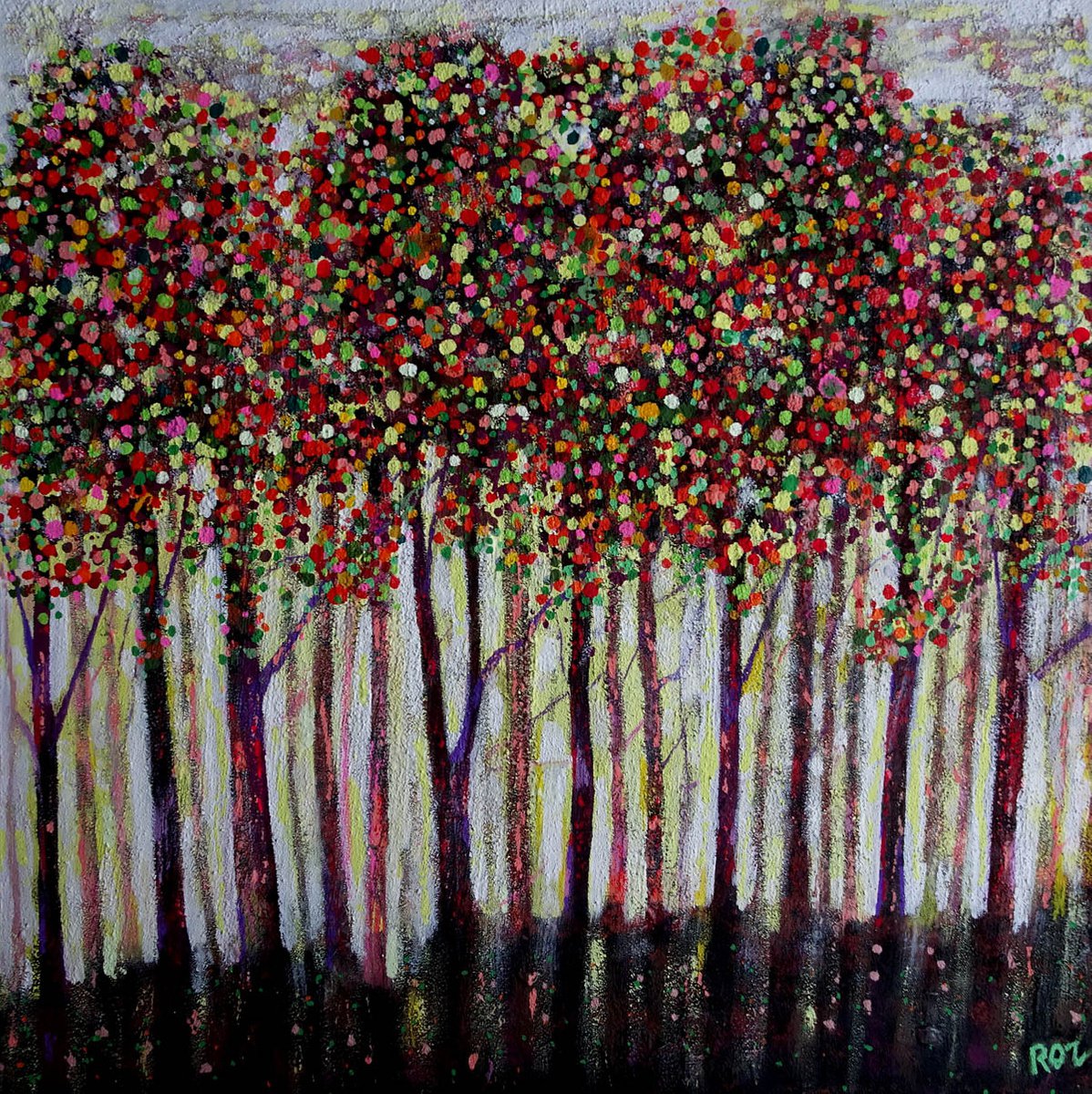 Trees 9 by Roz Edwards