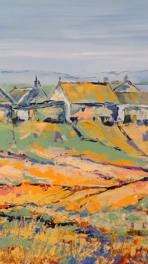 The farm on the hill by IneLouise Mourick