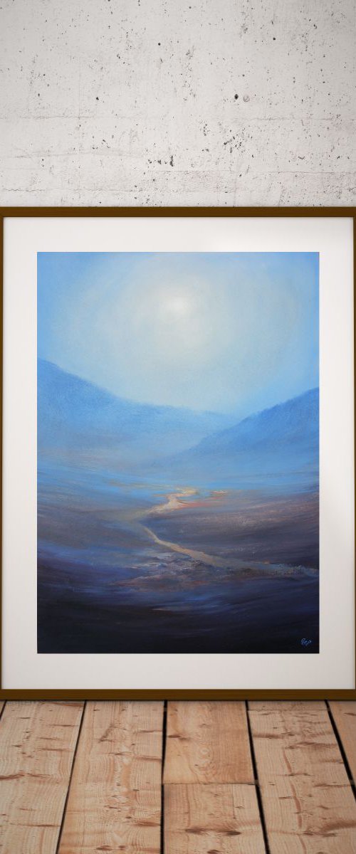 "Blue in the middle 2"  SPECIAL PRICE!!! by Ivan  Grozdanovski