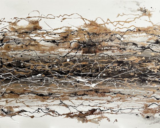 Mocha Pollock Abstract