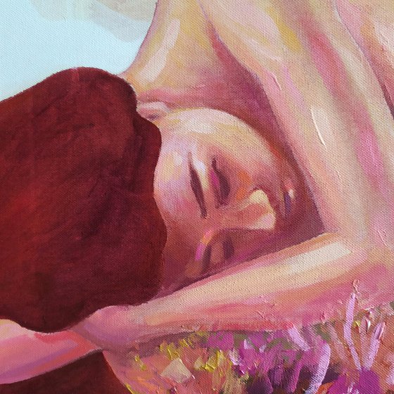 Dreeming. Naked Woman