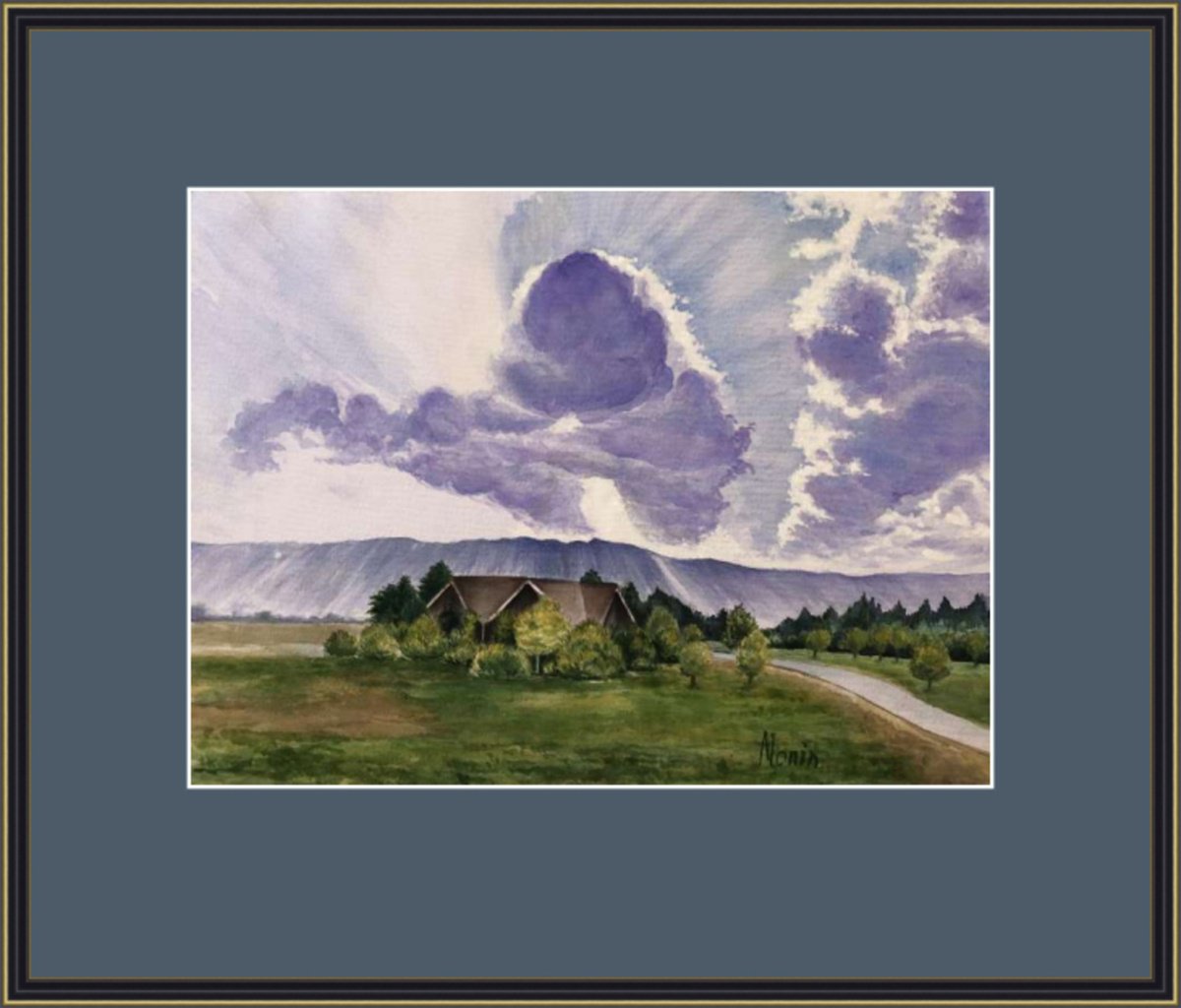 Sunny landscape by Sergei Monin