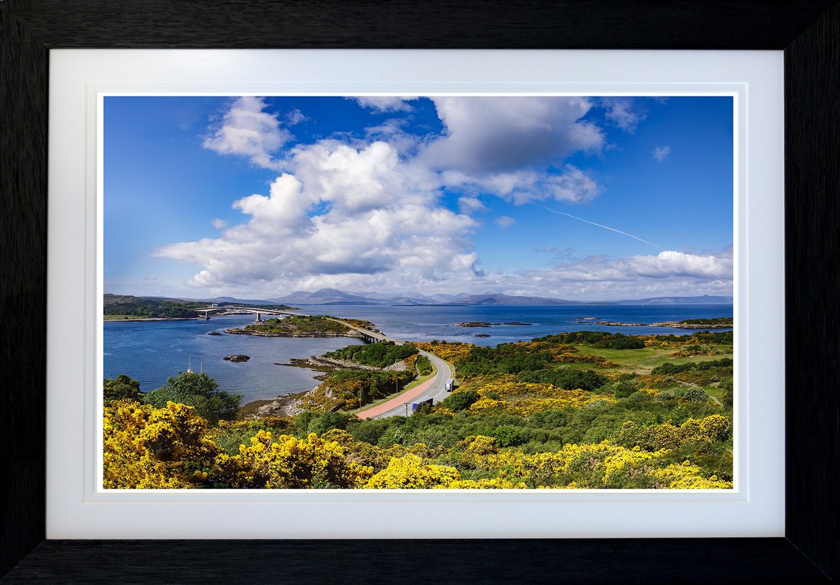 Photorealistic Photograph , Isle Of Skye Bridge - Kyle Of Lochalsh Western Scottish Highlands By Michael Mchugh, 25 X 19, Artwork For Sale On Artfinder