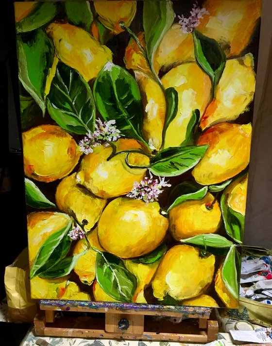 Lemons. Still life.