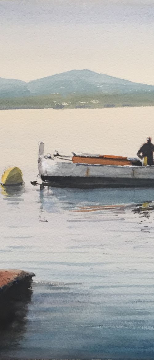 Man and his boat by Tihomir Cirkvencic