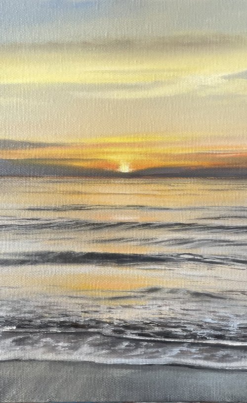 OCEAN SUNSET by Aflatun Israilov