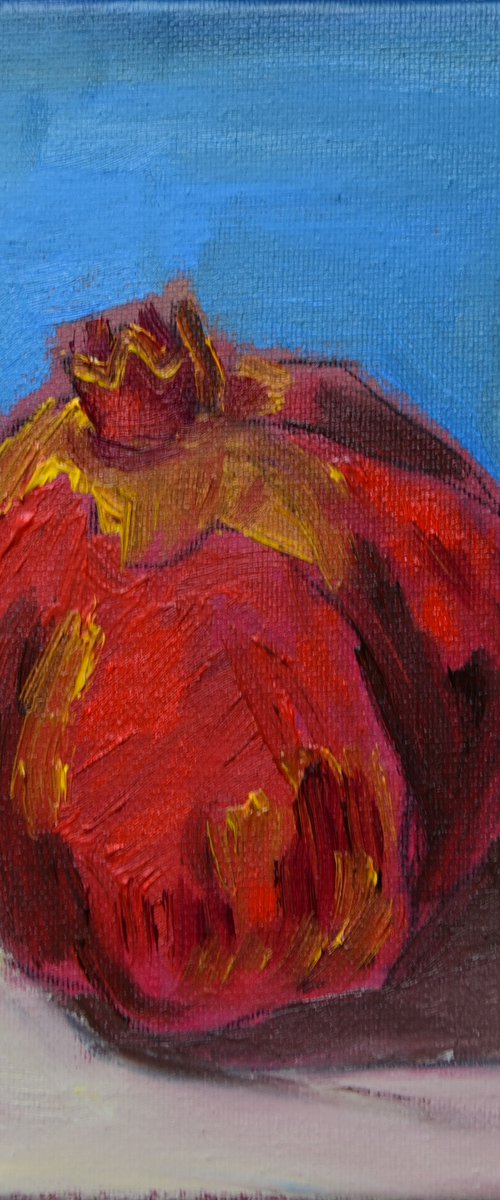 Sketch of the big pomegranate by Elena Zapassky