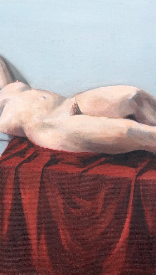 Reclining Nude by Alison Chambers