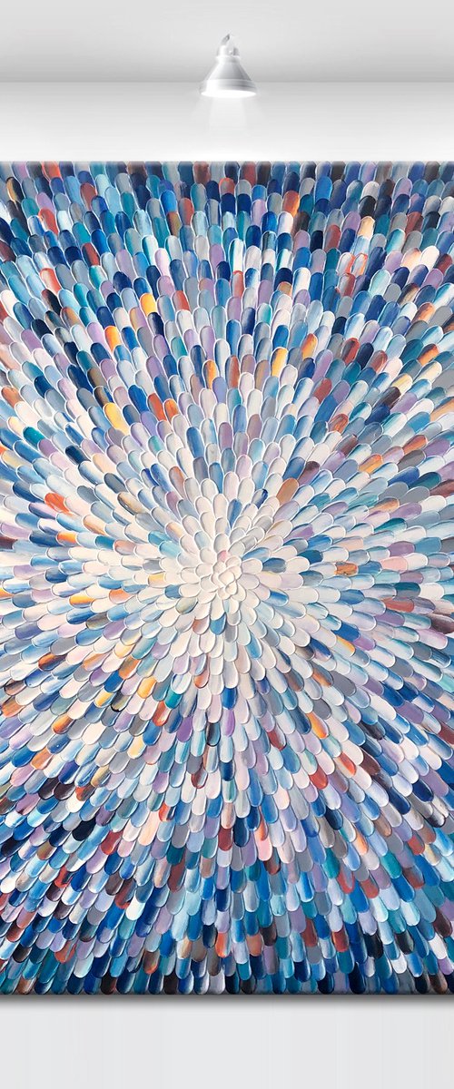 'Nix regina III' - 46x46” - COMMISSION by Tatiana Georgieva