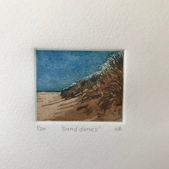 Sand dunes.