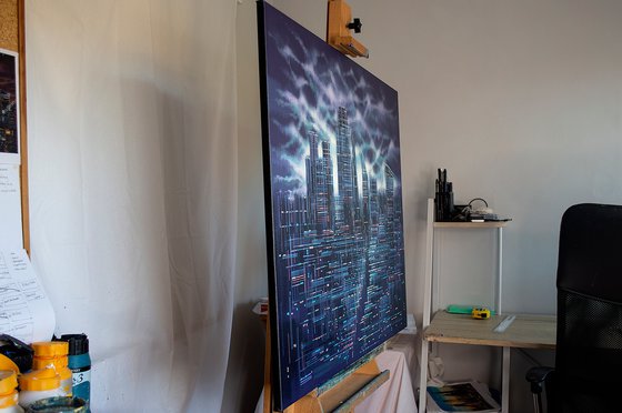 London Skyline Night