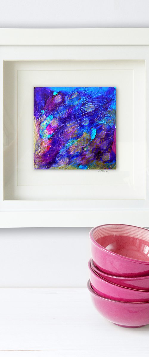Mini original abstract #291 (original miniature abstract) by Carolynne Coulson