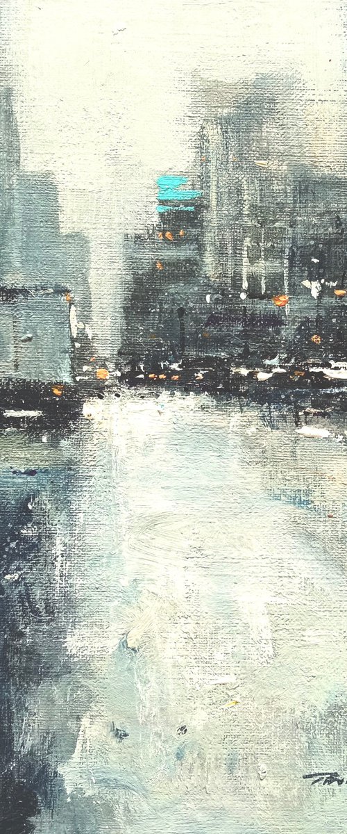 "matin de neige à Brooklyn" N° 2133 by Philippe PERENNOU