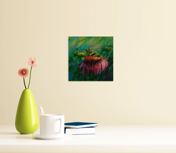 Little frog Nature Art Framed and ready to hang gift