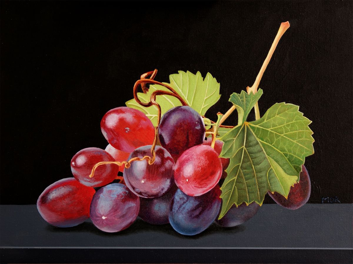 Red Grapes by Dietrich Moravec