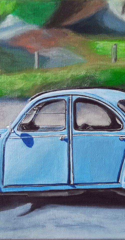 2CV à Mortain by Peter Nagy