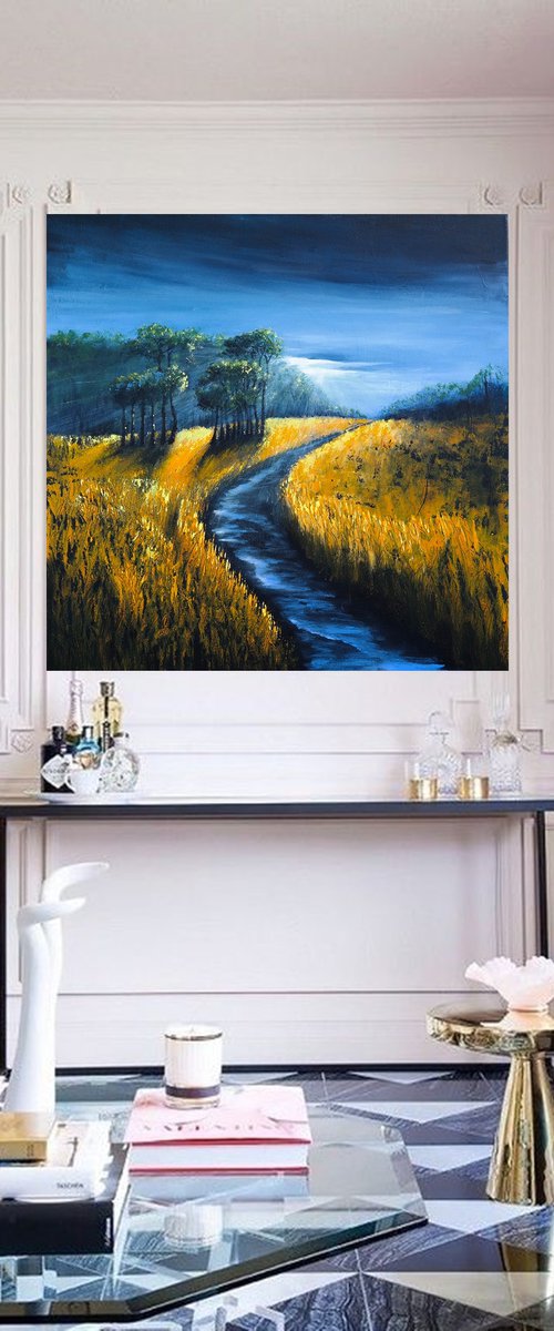 Light in September -  Fields and Colors Series by Danijela Dan