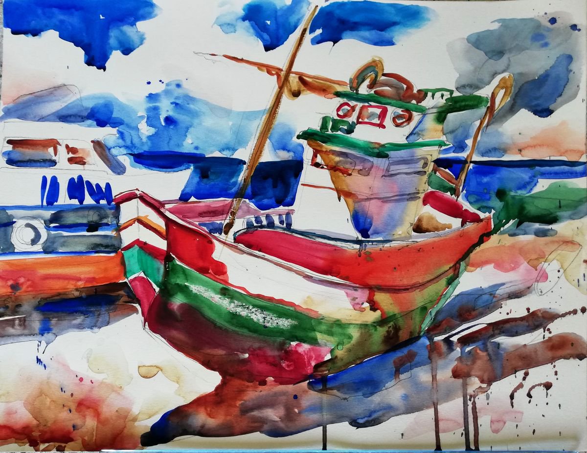 Impressionistic Watercolour , Morning Light By Jelena Djokic, 18 X 14, Artwork For Sale On Artfinder