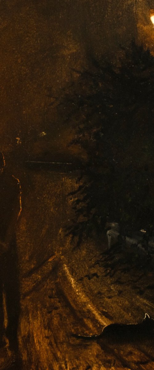 A Midnight Walk by Mazen Ghurbal