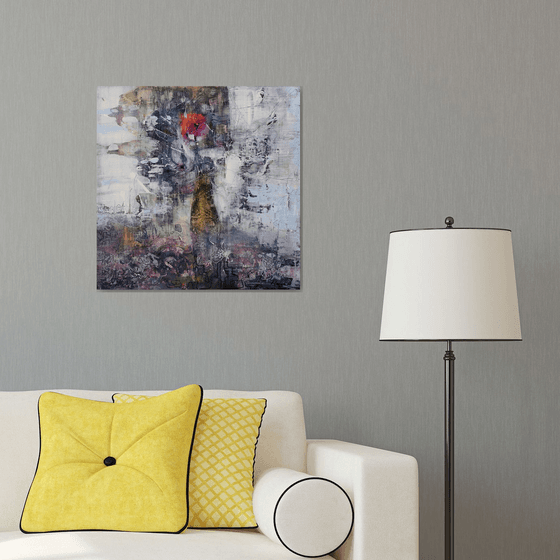 Fascinating bizzare rust wall inspiration still life beautiful gray and purple Kloska