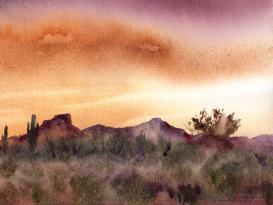 Desert Sunset Glow