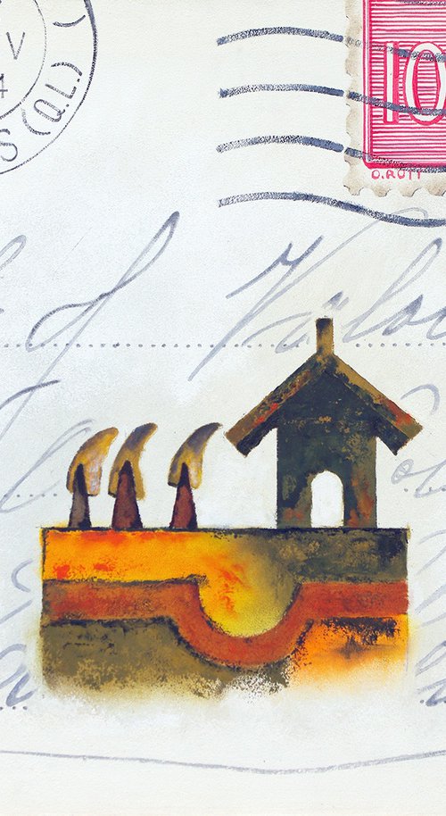 ABSTRACT POSTCARD by Richard Manning