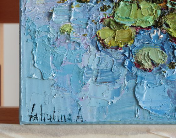 Water Lilies in the Pond