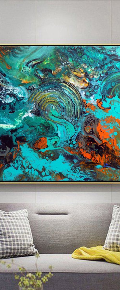 The flow of time by Areti Ampi