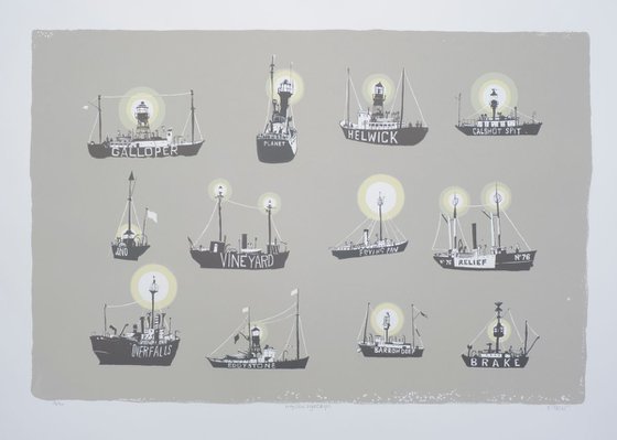 Grey Sea Lightships
