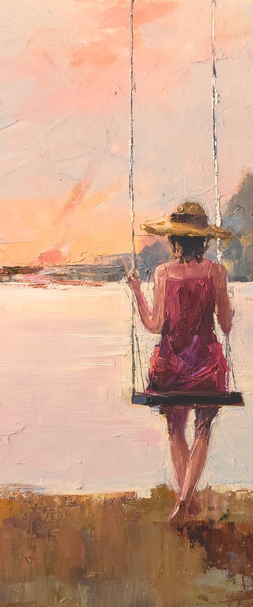 GIRL ON A SWING. by Irina Alexandrina