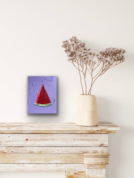Watermelon slice (violet)