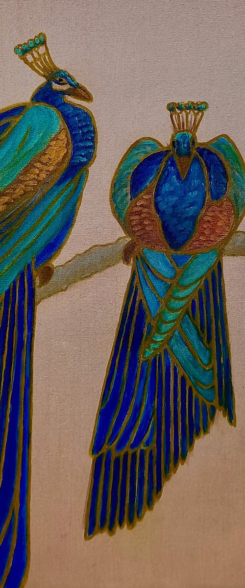 Peacocks by Lee Campbell