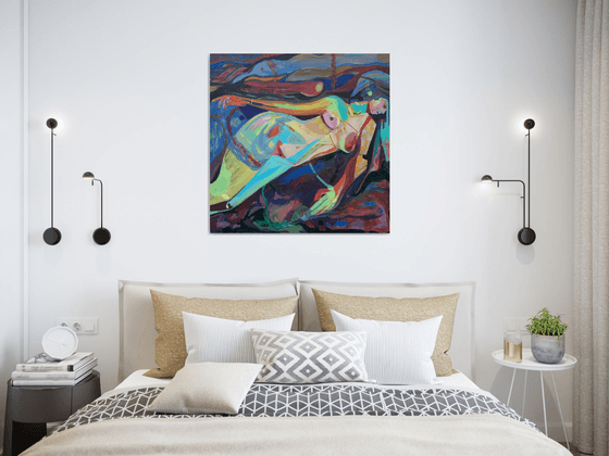 SALE Abstract nude