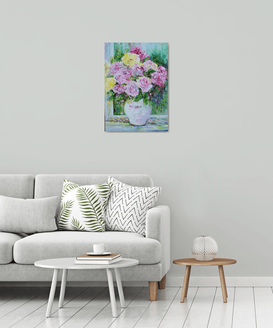 Summer Flowers original art