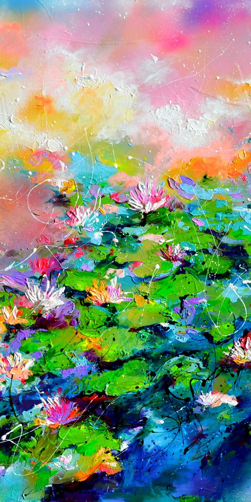 Water Lilies on the Pond by Soos Roxana Gabriela