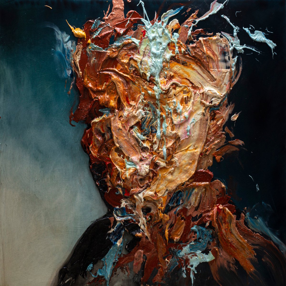 Impasto portrait 4 by Alexander Moldavanov