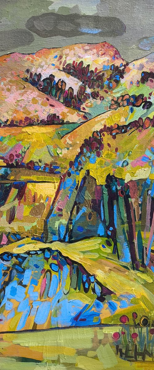 Colorful Hillside by Meliq Khazaryan