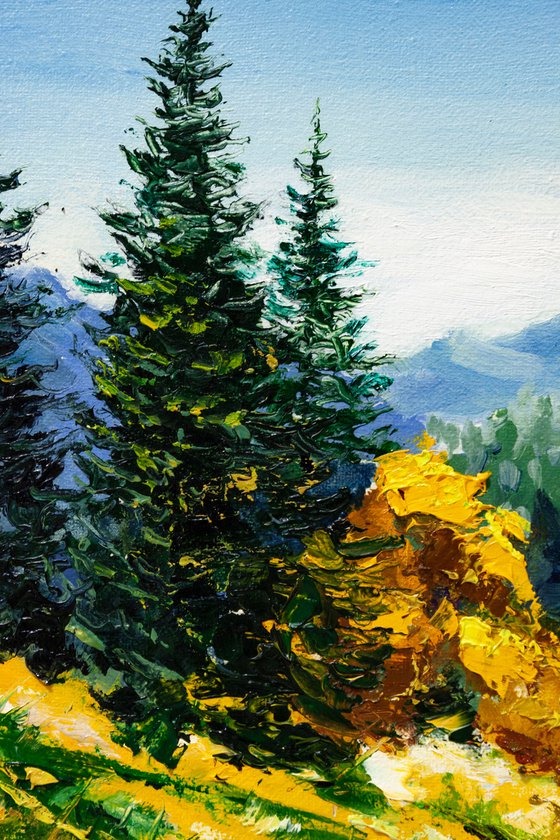 "Autumn in the mountains" landscape