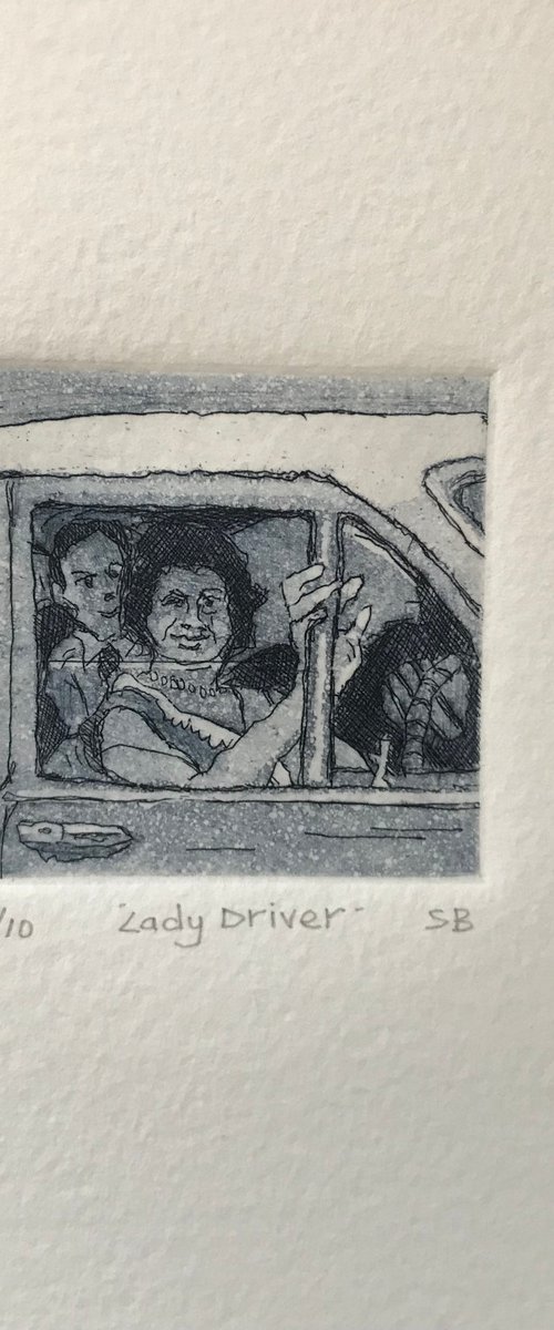 Lady driver. by Stephen Brook