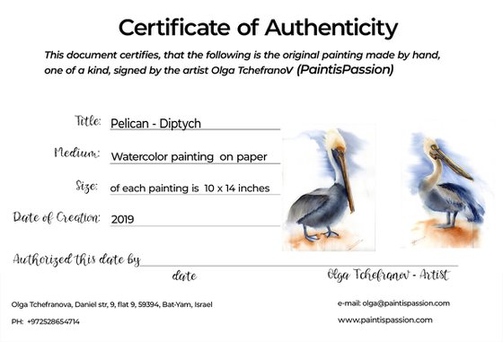 Pelican - Diptych