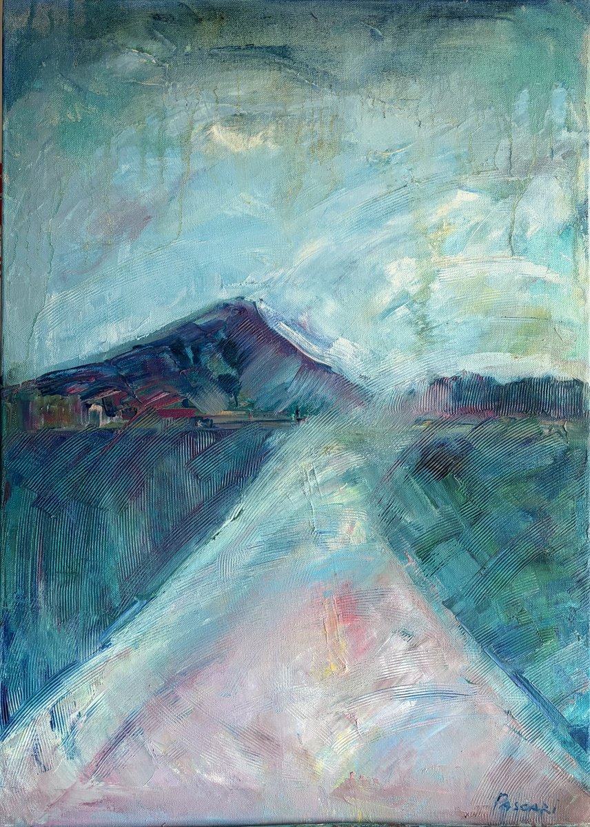 Whispers Of The Turquoise Valley By Olga Pascari, 20 X 28, Artwork For Sale On Artfinder